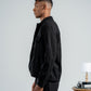 MEN BLACK WOOL SHORT COAT