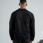 MEN BLACK WOOL SHORT COAT