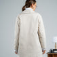 WOMEN LIGHT BEIGE WOOL COAT