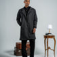 MEN GREY WOOL COAT