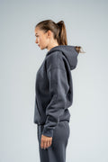 CHARCOAL GREY OVER-SIZE HOODIE