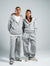 ASH GREY RELAX FIT SWEATPANTS
