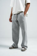 ASH GREY RELAX FIT SWEATPANTS