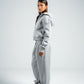 ASH GREY CROPPED FULL ZIPPER
