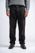 RUST BROWN STRAIGHT LEG DENIM PANTS
