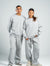 ASH GREY BOXY-FIT CREWNECK