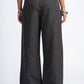 BLACK PINSTRIPE TIE PANTS
