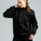 QUARTER-ZIP BLACK SWEATSHIRT