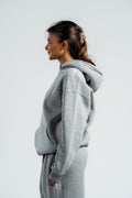 ASH GREY OVER-SIZED HOODIE