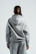 ASH GREY OVER-SIZED HOODIE