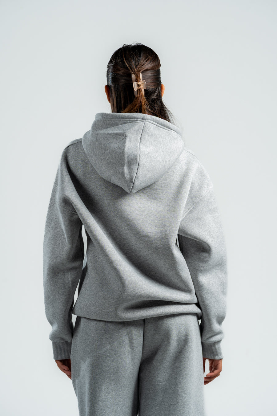 ASH GREY OVER-SIZED HOODIE