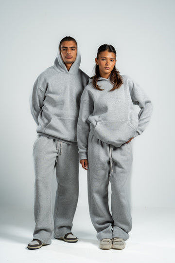 ASH GREY OVER-SIZED HOODIE