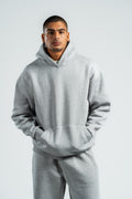 ASH GREY OVER-SIZED HOODIE