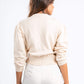 CREAMY SNATCHED WAIST PULLOVER