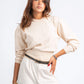 CREAMY SNATCHED WAIST PULLOVER