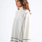 OFF WHITE CONTOUR KNIT SWEATER
