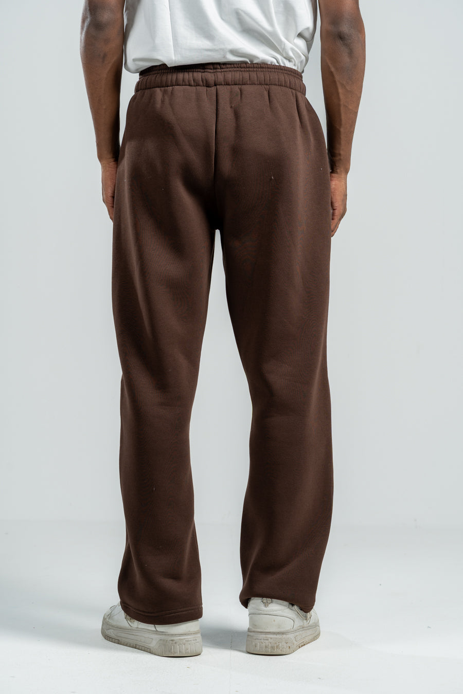 DARK BROWN RELAX FIT SWEATPANTS