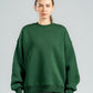 DARK GREEN BOXY-FIT CREWNECK