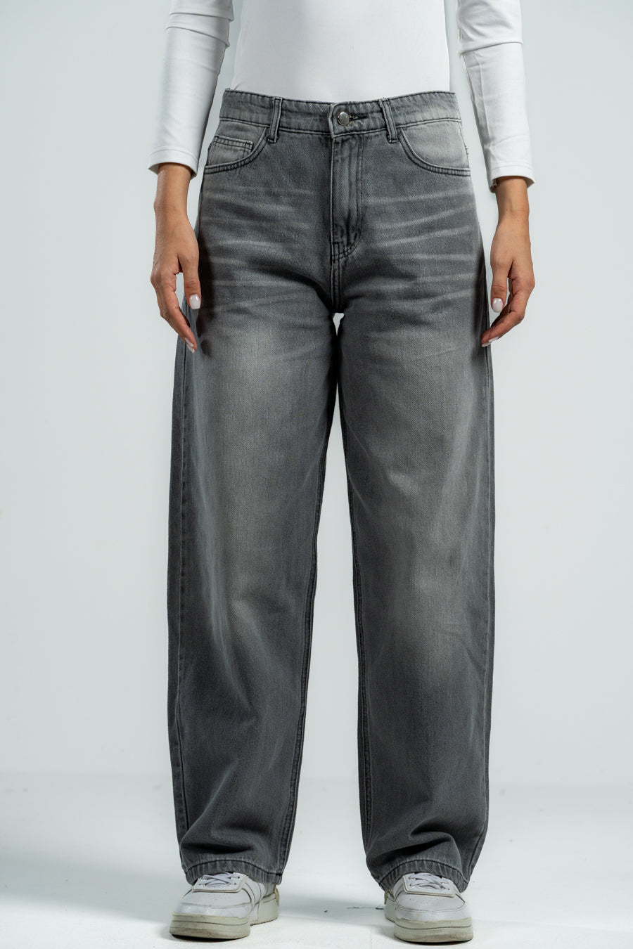 Grey jeans