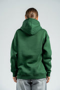 DARK GREEN OVER-SIZED HOODIE
