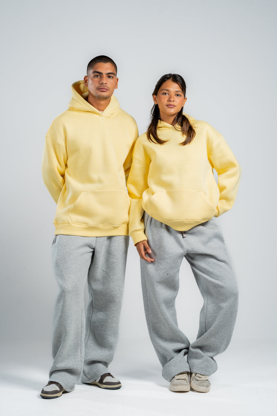 BUTTERMILK YELLOW OVER-SIZED HOODIE