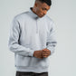 QUARTER-ZIP LIGHT GREY SWEATSHIRT