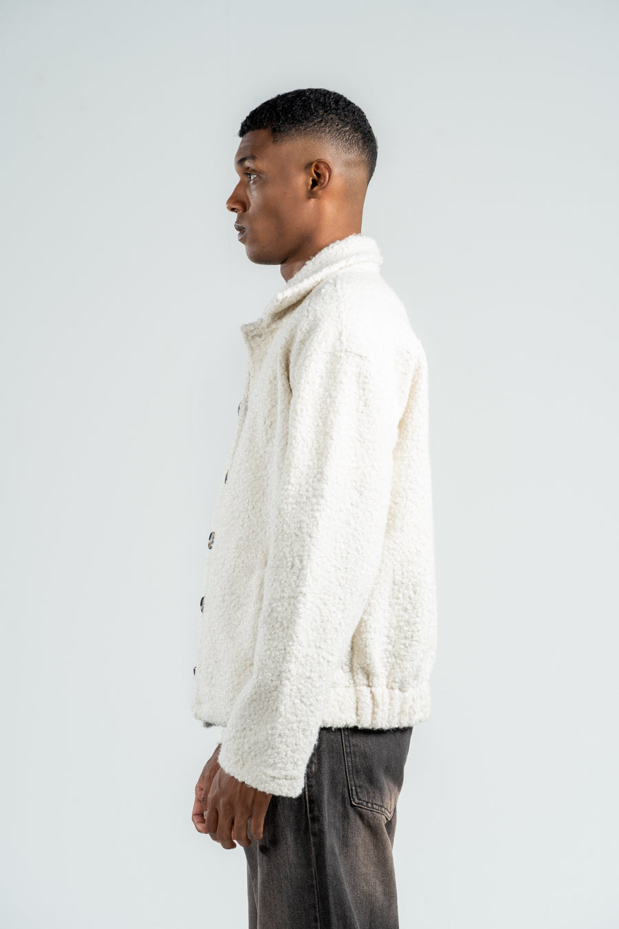 OFF WHITE TEDDY JACKET