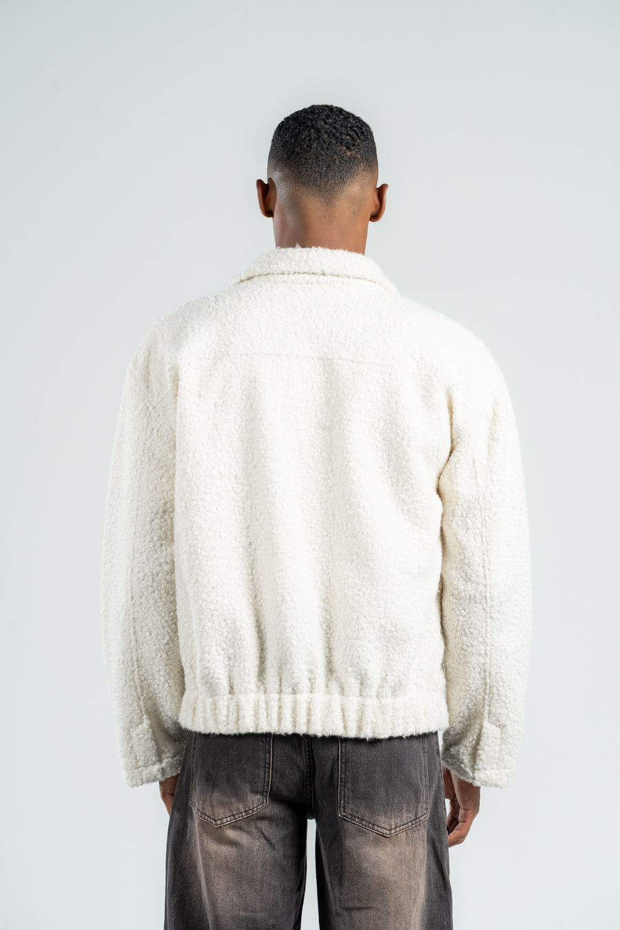 OFF WHITE TEDDY JACKET