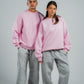PINK BOXY-FIT CREWNECK
