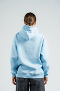 SKY-BLUE OVER-SIZED HOODIE