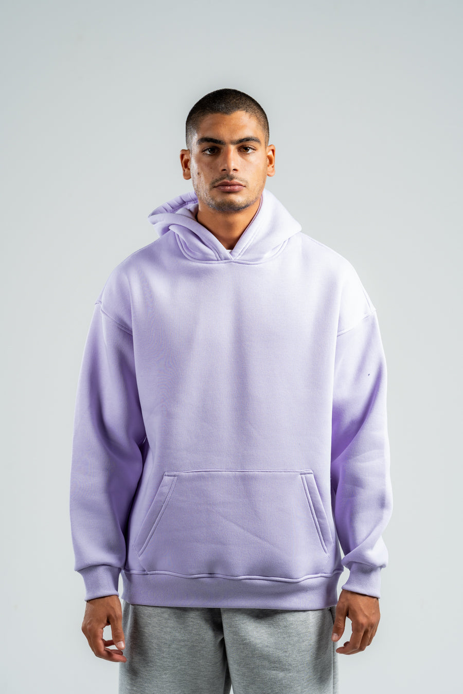 LAVENDER OVER-SIZED HOODIE