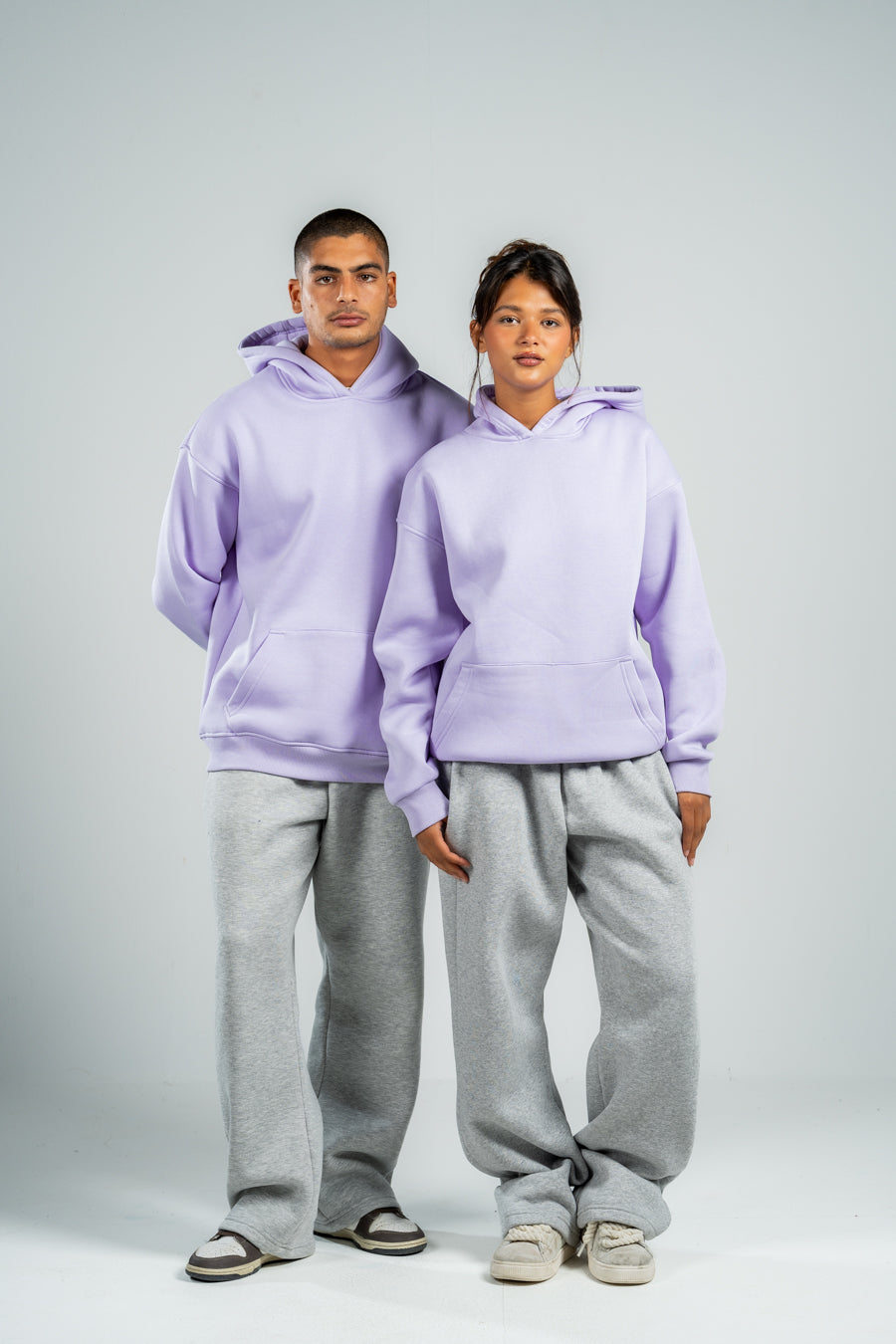 LAVENDER OVER-SIZED HOODIE