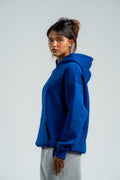 ELECTRIC BLUE OVER-SIZED HOODIE