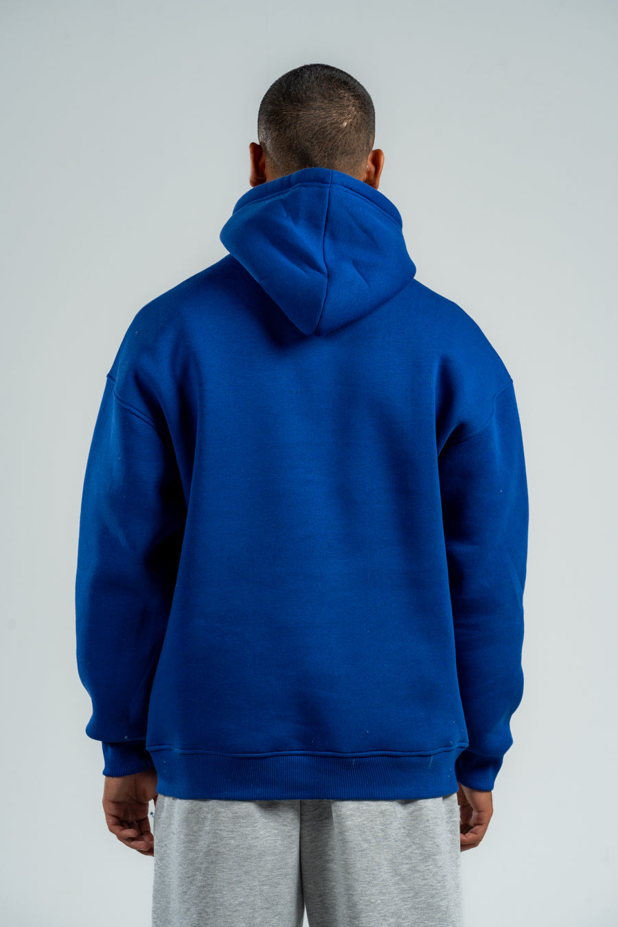 ELECTRIC BLUE OVER-SIZED HOODIE