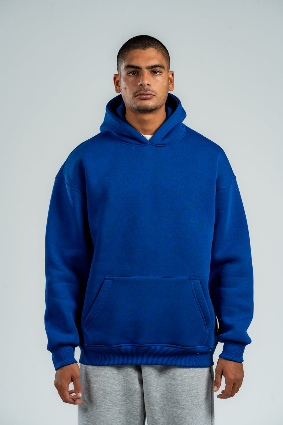 ELECTRIC BLUE OVER-SIZED HOODIE