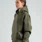KHAKI GREEN OVER-SIZED HOODIE
