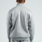 QUARTER-ZIP ASH GREY SWEATSHIRT