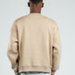 LIGHT BEIGE BOXY-FIT CREWNECK