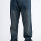 WASHED GREEN STRAIGHT LEG DENIM PANTS