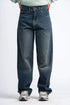 WASHED GREEN OVERSIZED DENIM PANTS