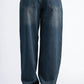 WASHED GREEN OVERSIZED DENIM PANTS