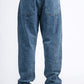 Blue jeans on a white background