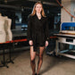 BLACK SUEDE SHORT