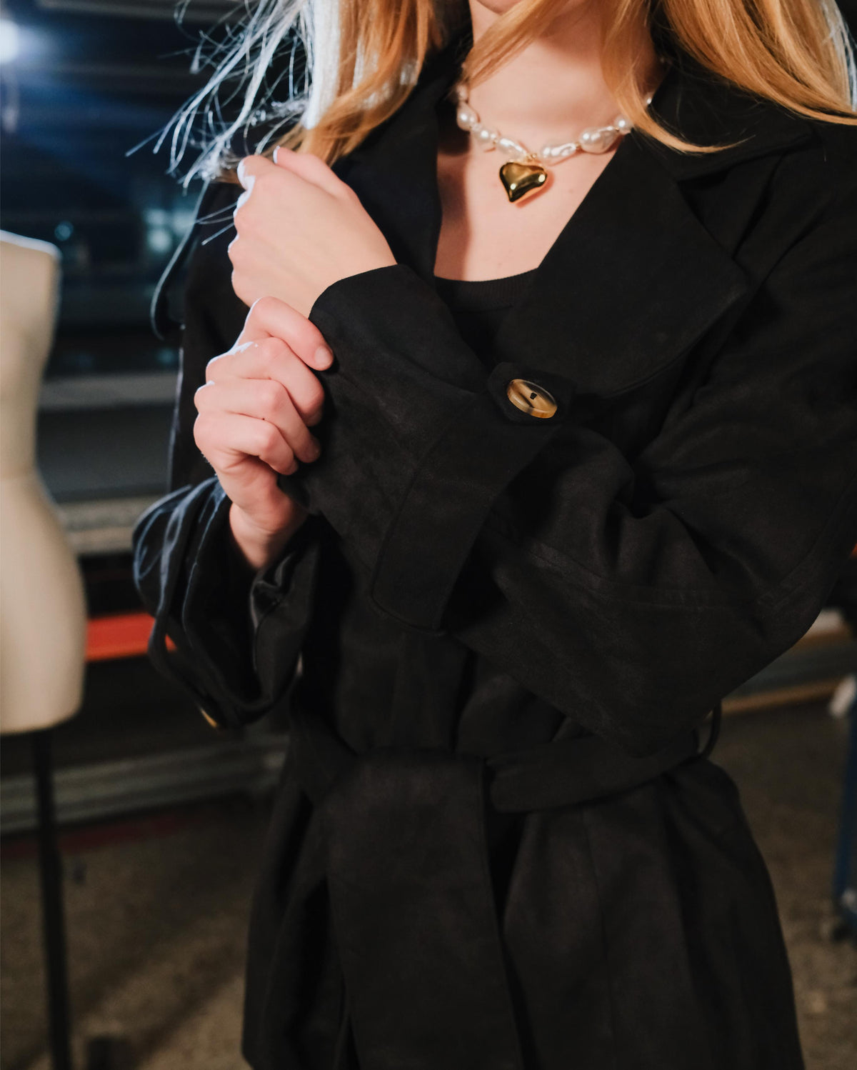 BLACK SUEDE JACKET