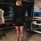 BLACK SUEDE SHORT