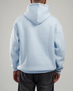 SKY-BLUE OVER-SIZED HOODIE