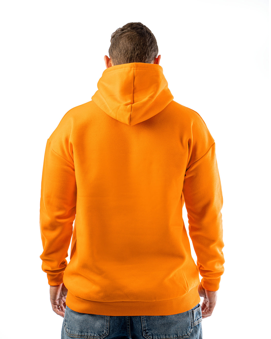 PAPAYA ORANGE LOOSE-FIT HOODIE