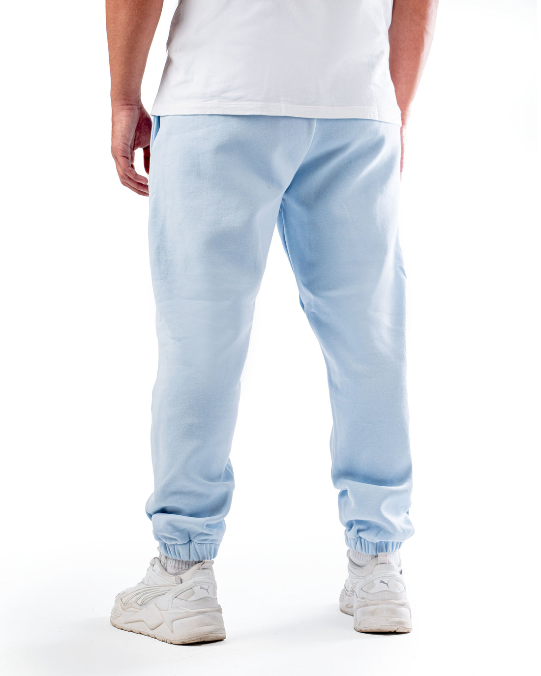 SKY BLUE LOOSE-FIT SWEATPANTS