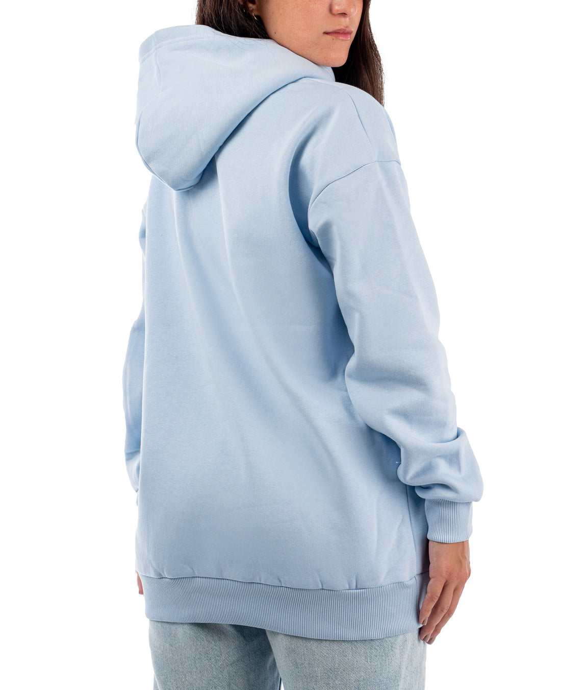 SKY BLUE LOOSE-FIT HOODIE