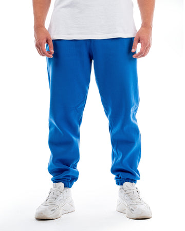 BLUE LOOSE-FIT SWEATPANTS